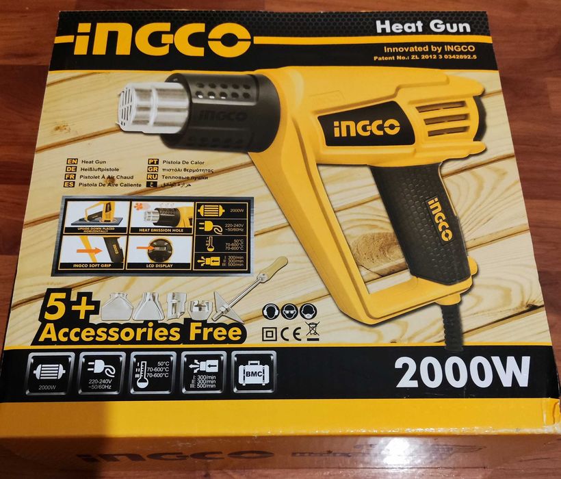 Фен технический INGCO HG200028