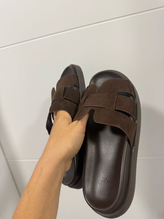 Чехли H&M - кафяви