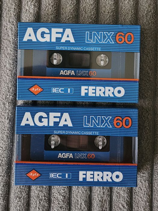 2 Casete Audio AGFA LNX 60
