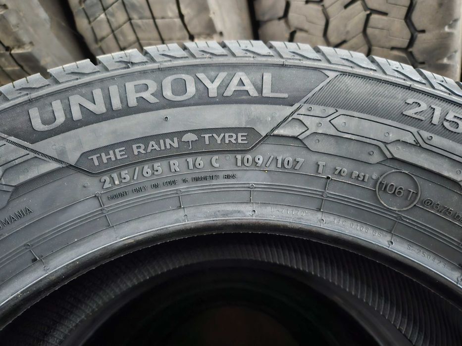 4 Нови бусови гуми 215/65 R16C Uniroyal AllSeasonMax 109T 8PR DOT4024