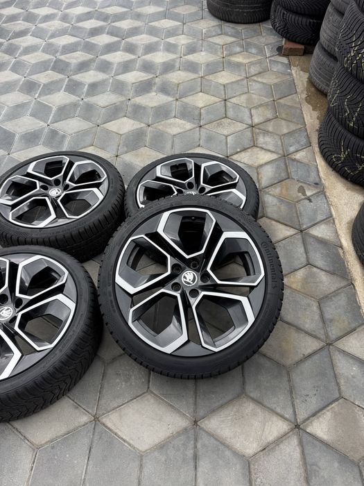 Jante Orig”Skoda RS R19(5x112)”~Octavia/Superb/Kodiaq/Karoq/Yeti/Vw/Seat/Audi~Culoare Deosebita