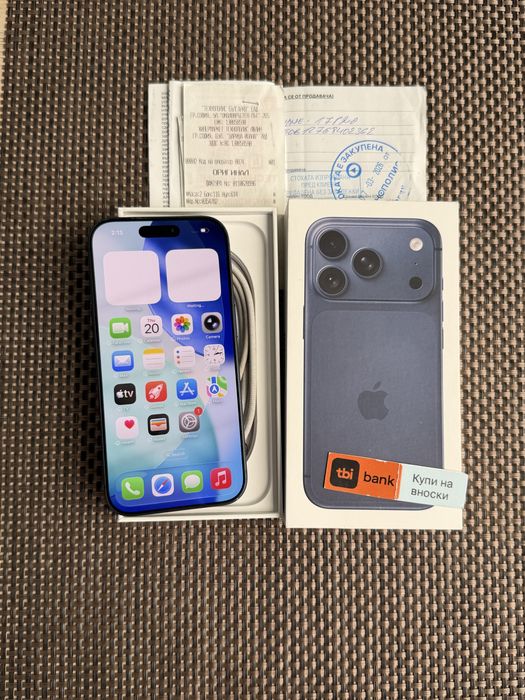 100% iPhone 17 Pro / DEEP BLUE *256Gb*ЛИЗИНГ TBI APPLE Айфон 17 про