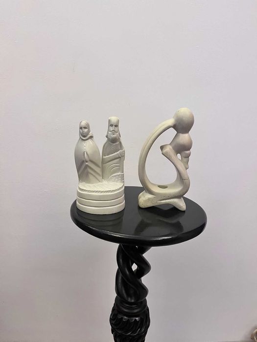 Set doua obiecte din roca bibelouri bibelou figurine