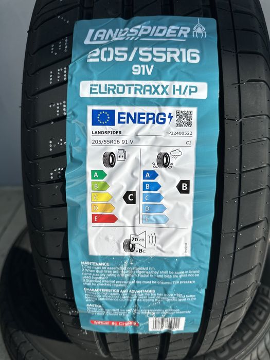 Нови летни гуми LANDSPIDER EUROTRAXX H/P 205/55R16 91V НОВ DOT 2055516