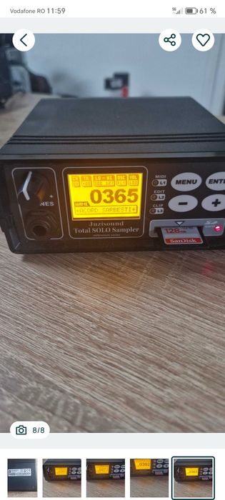 Vând acordeon cu sistem midii