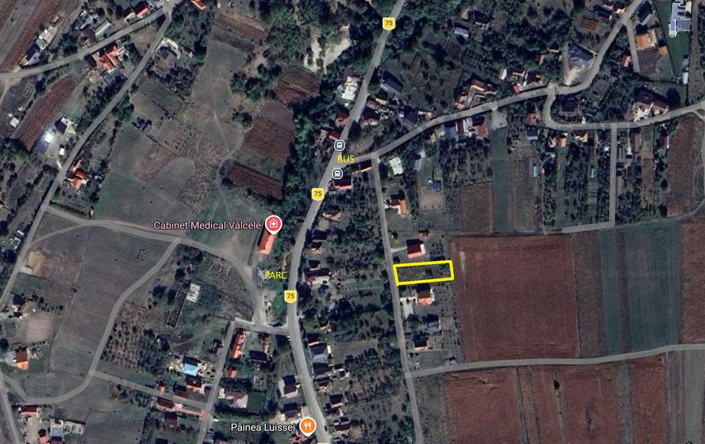Teren Vâlcele 1.366 mp – front 23,5 m