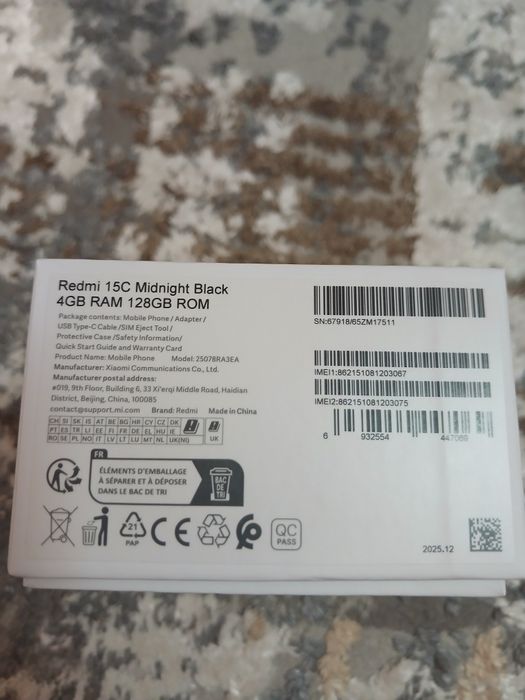 telifon redmi 15c
