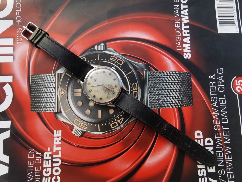 Ceas vintage Unitas Jumbo