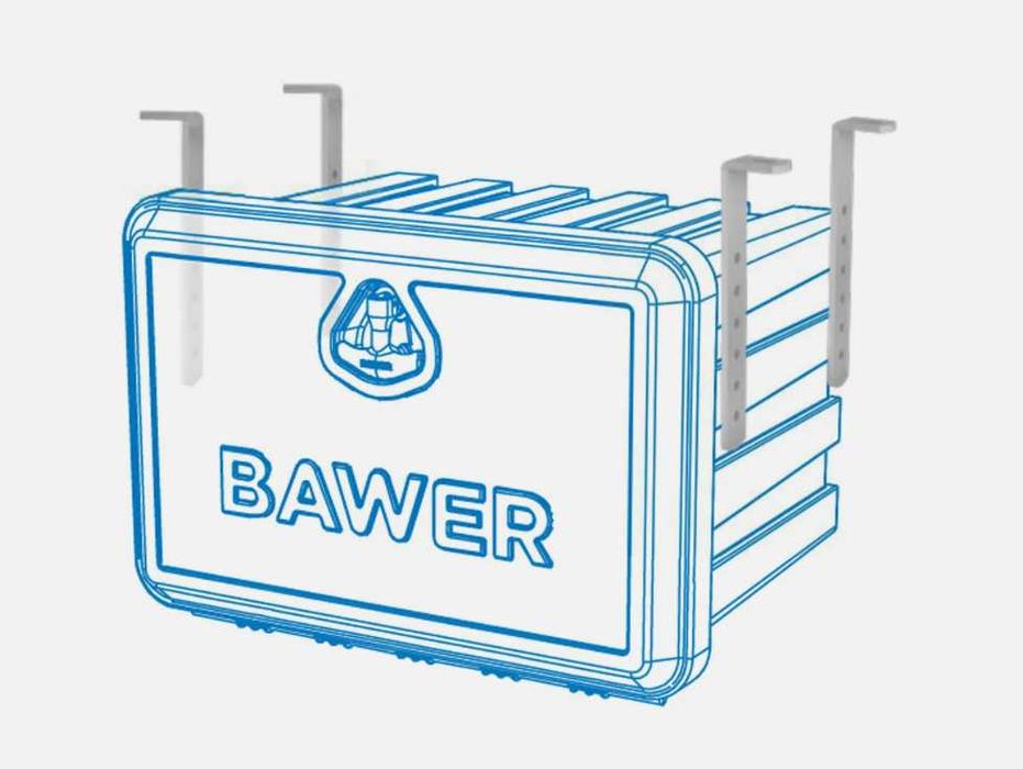 Сандък кутия за инструменти BAWER - 1000 / 460 / 500 мм