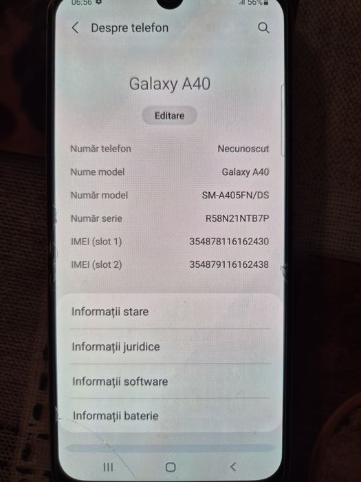 Samsung A40 cu cutie