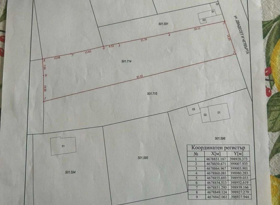 Продавам парцел с. Юнаците