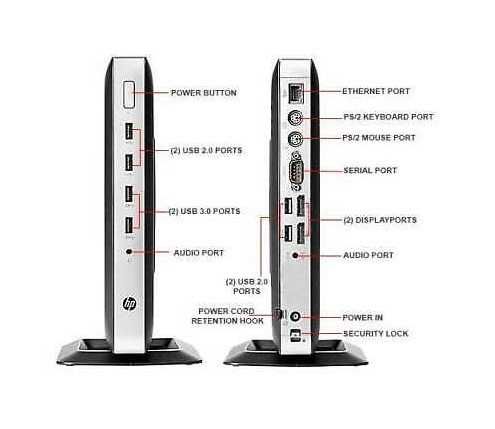 Mini PC HP T630 Thin Client,AMD GX-420GI 2.00GHz,8DDR4,32GB SSD,w10p