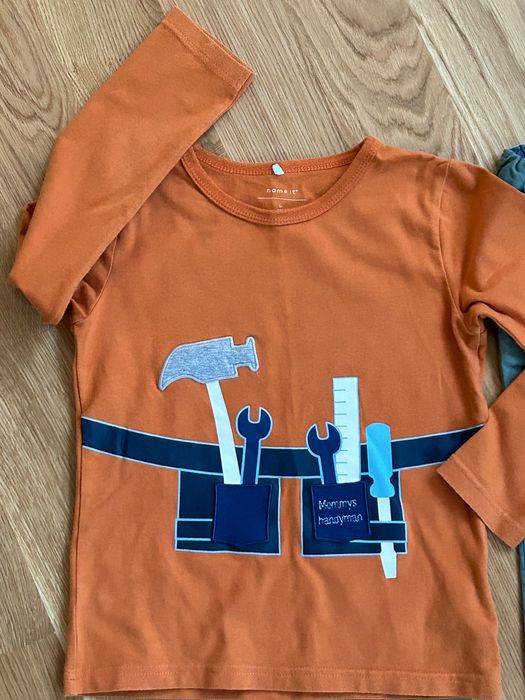 Спортно елегантен панталон  H&M и блуза Name it 5 години