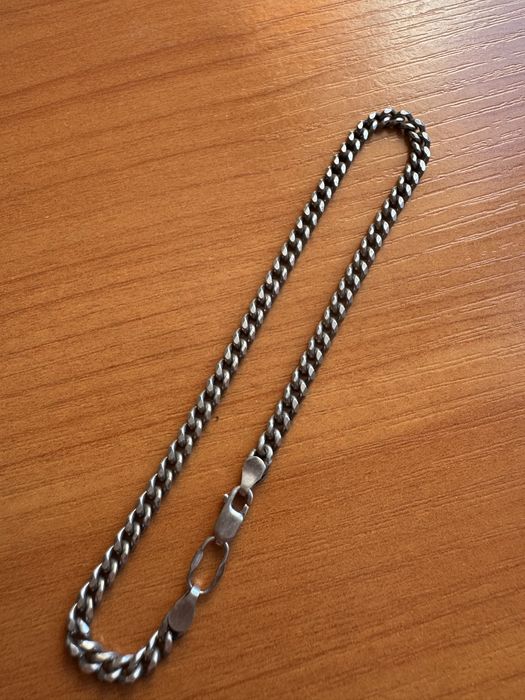 Мужской серебряный браслет 20 см