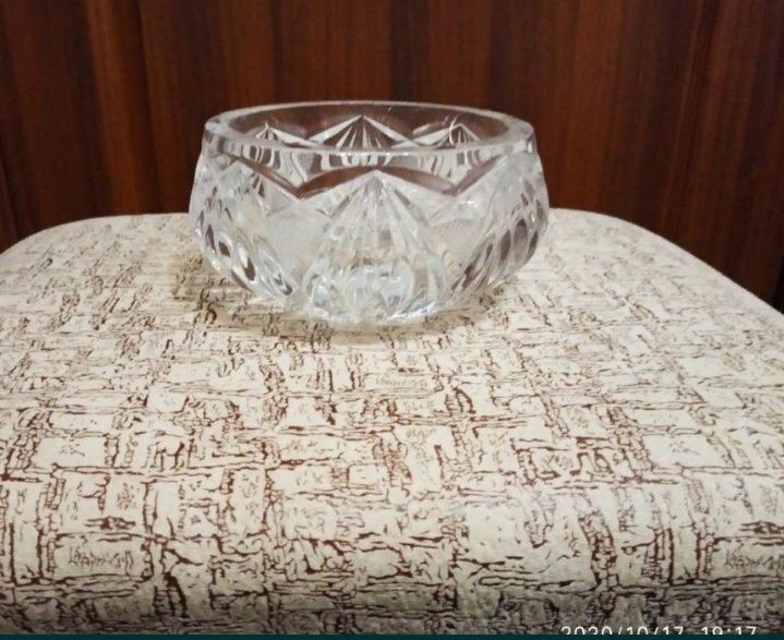 Ваза-конфетница (хрустальная)