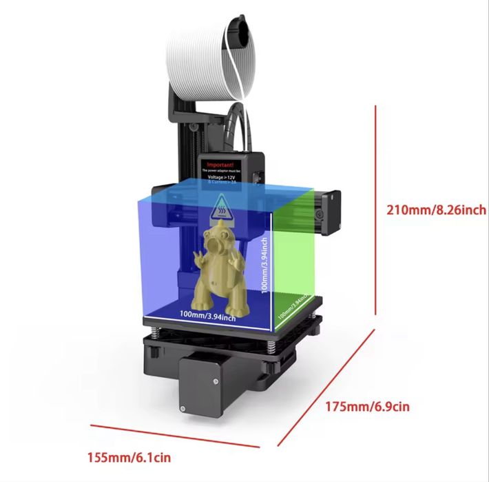 EasyThreed mini 3d printer/ 3д принтер