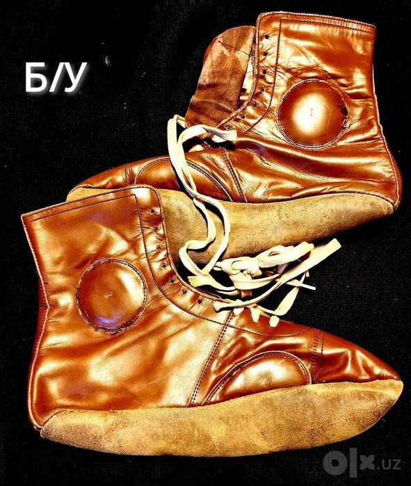Продаю: кожаные советские борцовки СССР (размер 42-43), новые и б/у