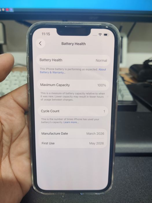 iPhone 16e 128gb 1 ciclu incarcare