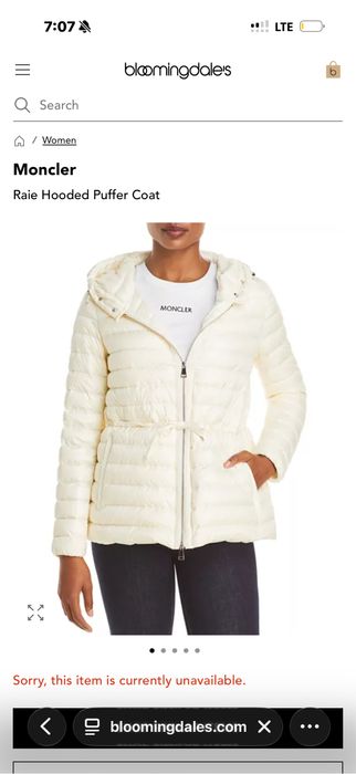 Оригинальный пуховик Moncler