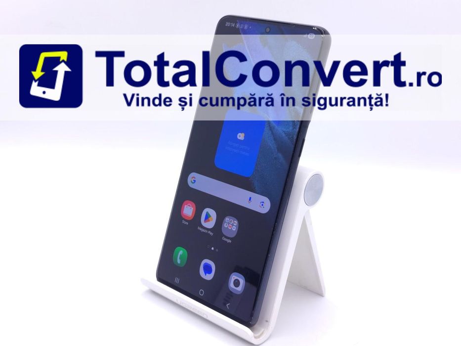 Samsung S21 Plus 5G 128GB Phantom Black, Garantie 24 luni | #D89929