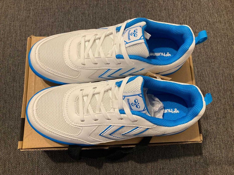 Pantofi copii de la Hummel, model AERO TEAM 2.0 JR LC, culoare alba, marime 36 (EU) - 140 lei