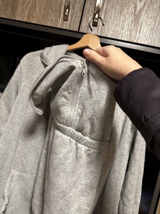 Суитчер за бременни, бебеносене/ пролет/ есен/ размер S 36 сив