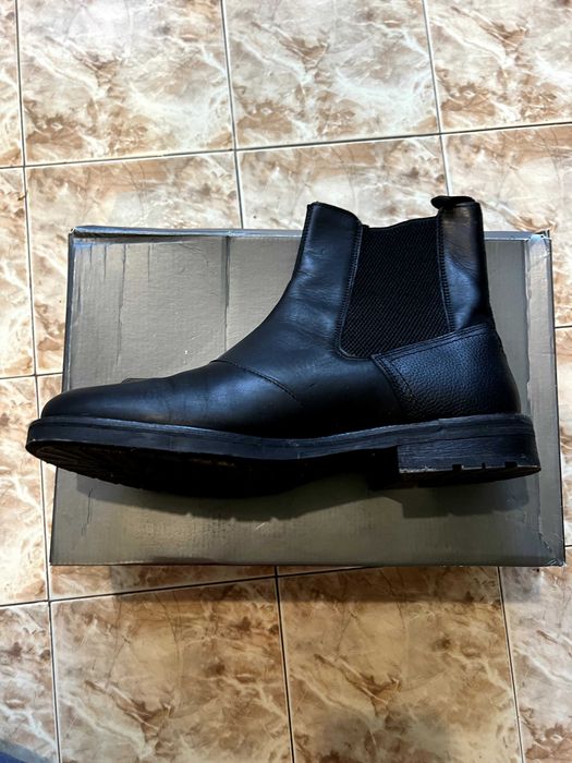 Оригинални мъжки черни боти ботуши обувки G-STAR - размер 43 като нови