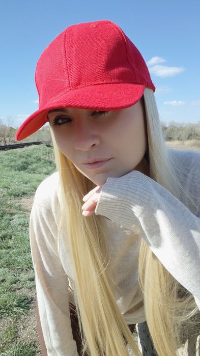 Парик-кепка, красивый блонд.