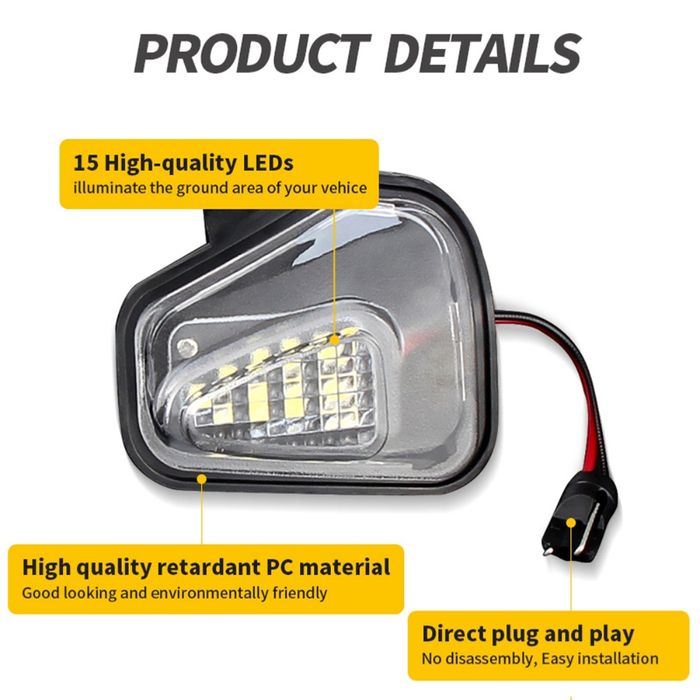 Set Led Lumini sub Oglinzi Puddle light Volkswagen Vw Passat B7 Cc Eos