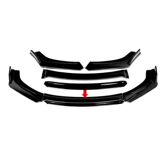 УНИВЕРСАЛЕН ПРЕДЕН спойлер черен пиано лак