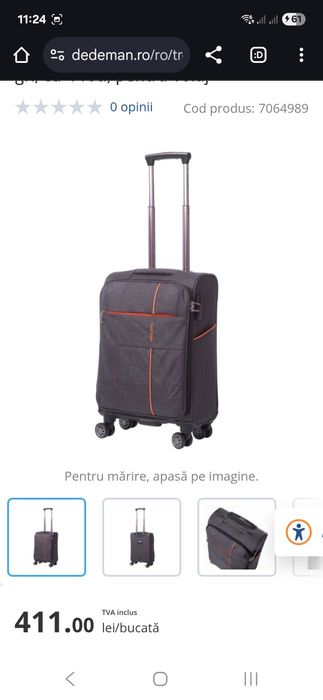 Ella Icon Sharp - troler cabina pt Wizz, Tarom,  etc.