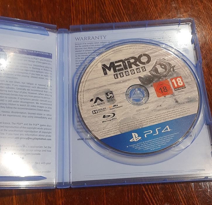 Метро исход на PS 4