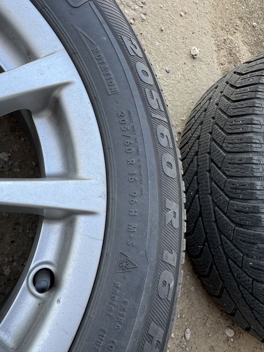 Jante BMW, 16’’ + anvelope M+S 205/60 R16