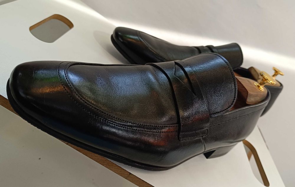 Pantofi loafer 44 44.5 premium Ted Baker London NOI piele naturala