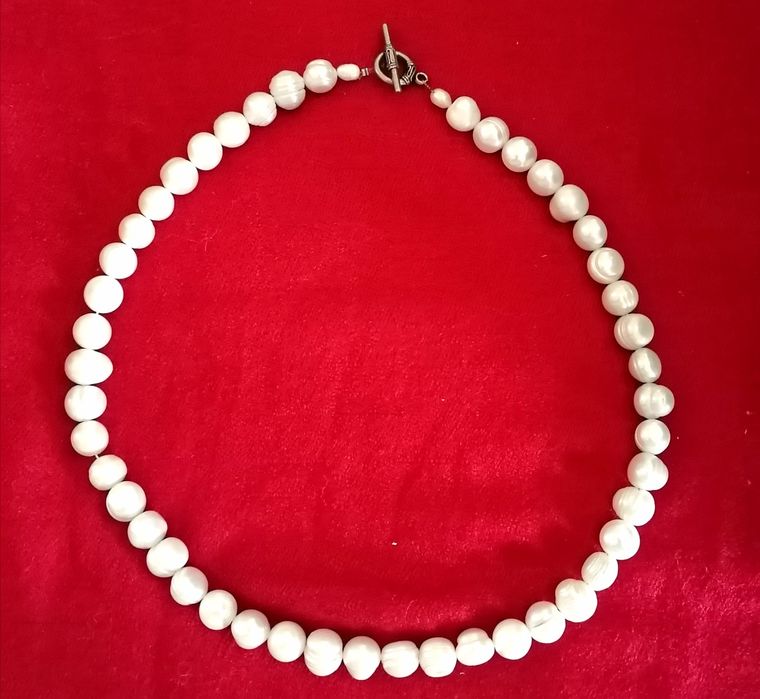 Колие, Перли, Ахат, злато, сребро