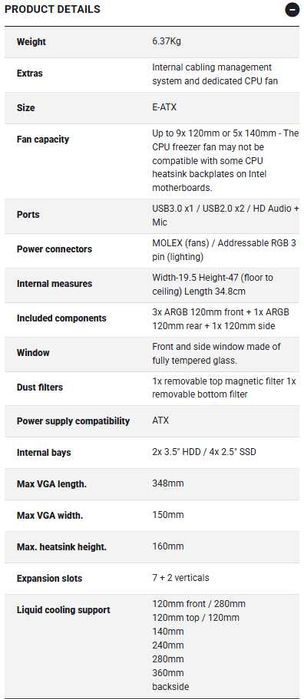 Carcasa Mars Gaming Mc-NEO
