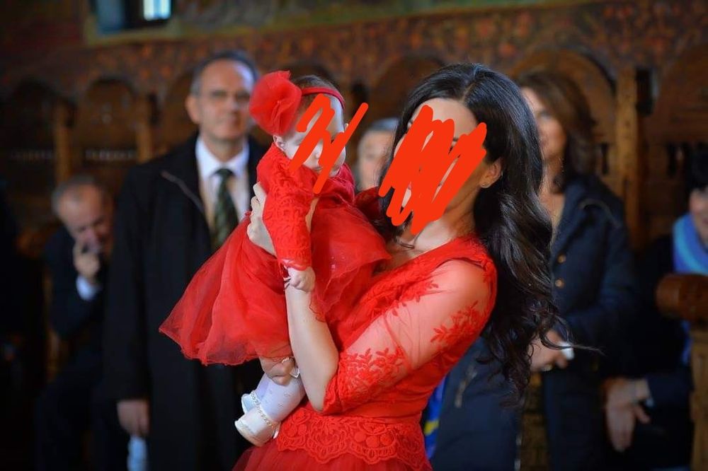 Rochite botez mama-fiica