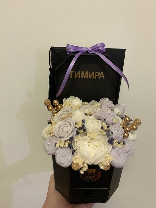 Ароматни букети от соеви свещи