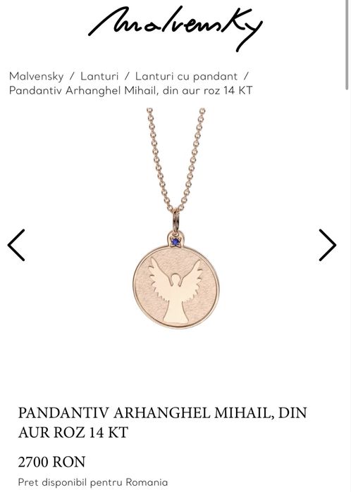 Pandantiv Arhanghel Mihail si pandantiv Arhanghel Samuel Malvensky