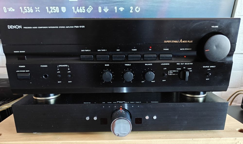 Denon pma 915r amplificator audio, statie  ,sunet bun