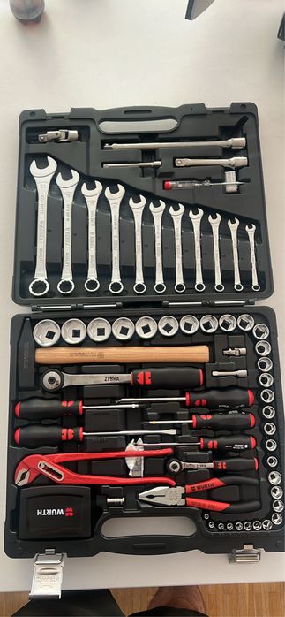 Trusă profesională Würth ZEBRA – 93 piese – completă nouă