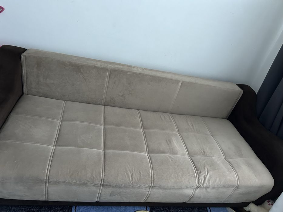 Vand canapea extensibila cu lada de depozitare
