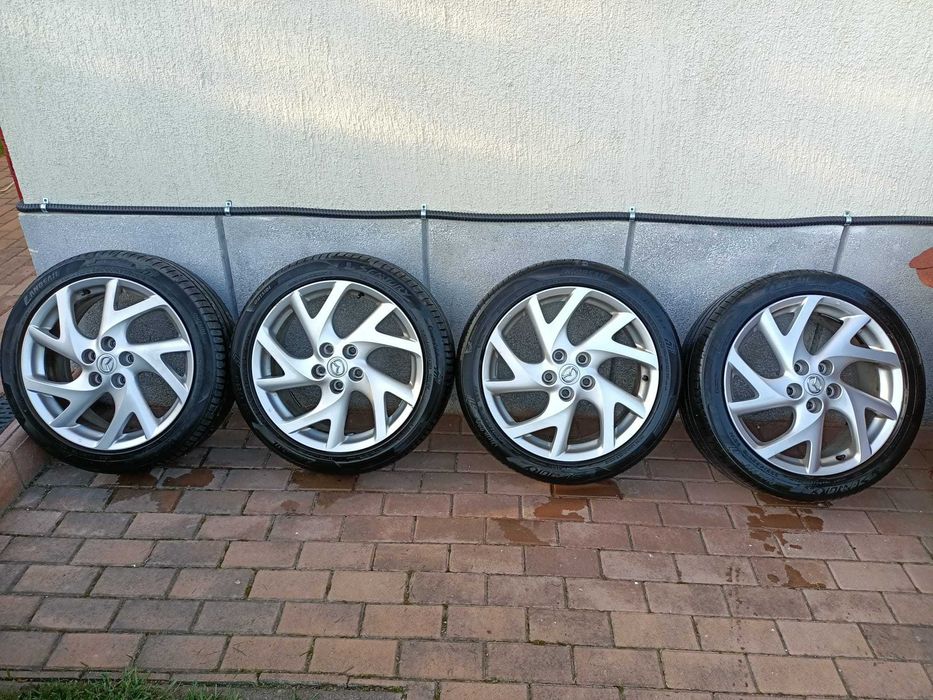 Jante originale + cauciucuri vara Mazda 225/45ZR18 95W