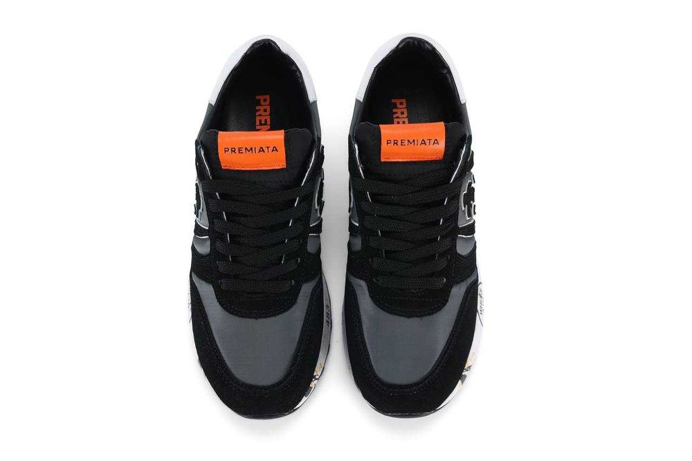 Нови мъжки обувки Premiata black orange grey налични 42,43