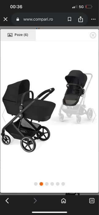 Carucior Cybex, scoica Cloud Z
