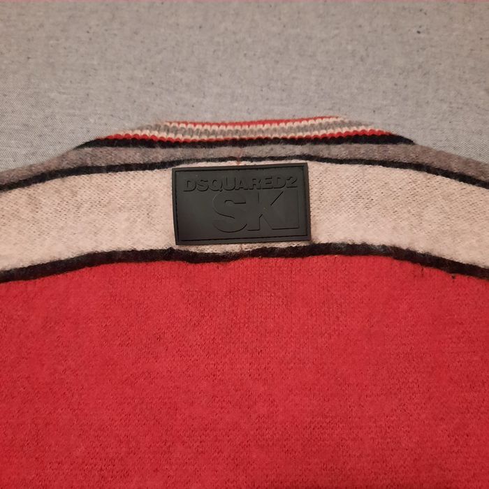 Pulover DSQUARED2 SKI original, Lână 100%, Mărimea L – Nou Fără Etichetă
