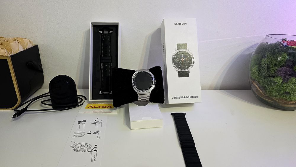 Samsung galaxy watch 8 classic LTE, 19 luni garantie