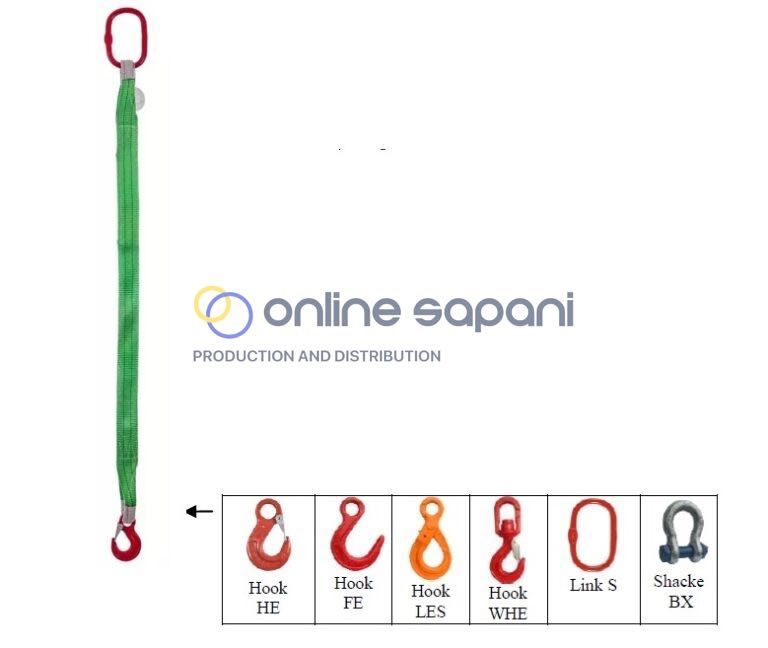 Плоски лентови сапани с 1–4 рамена – до 25 т, сертифицирани EN1492-1