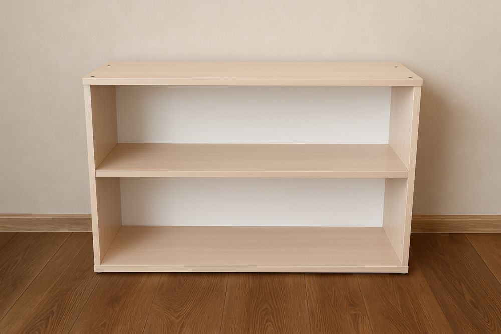 Стол с нависной полкой