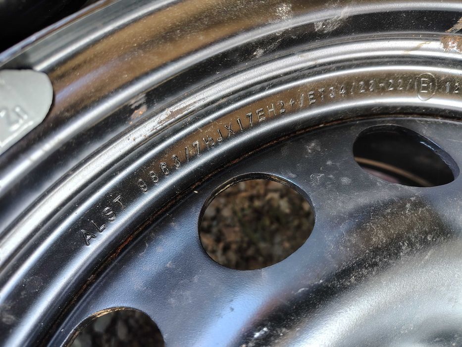 4бр.ЖЕЛЕЗНИ ДЖАНТИ 17ки за BMW 5x120 7,5j et34